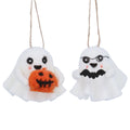 Mixed wool ghost hanging decs