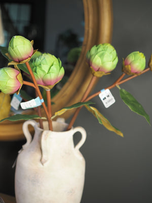 Faux artichoke stem