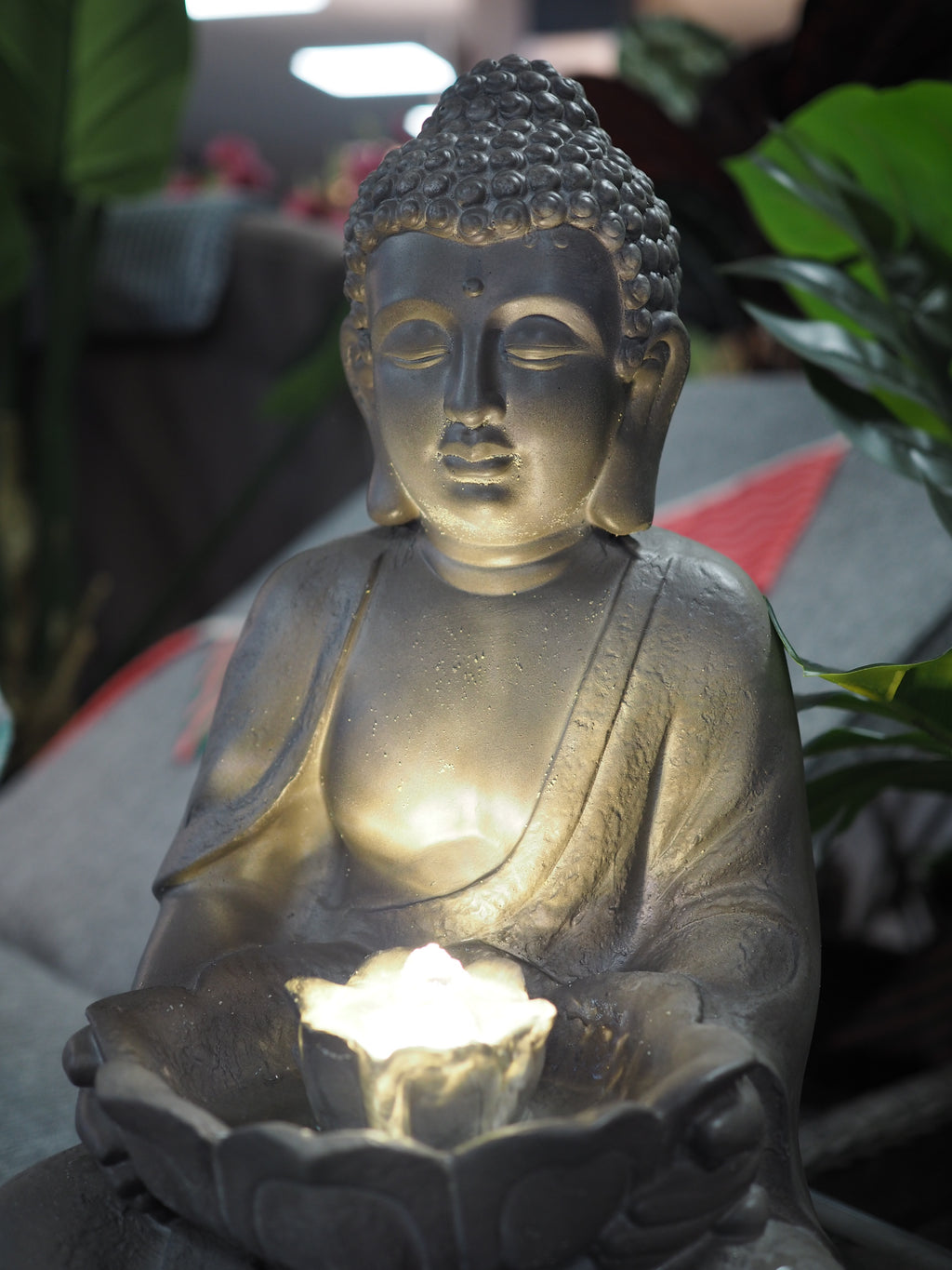 Outdoor Buddha water fountain