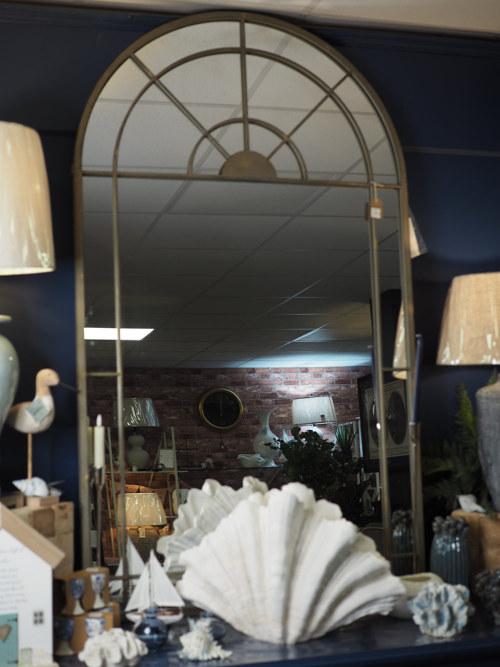 Iron window effect mirror