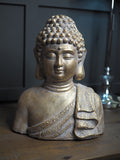 Gold outdoor Buddha ornament