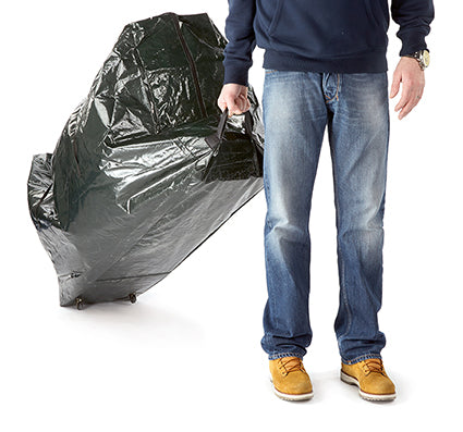 Tree storage bag on wheels