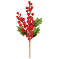 28cm Berry pick with holly