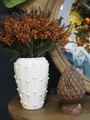 Sienna Orange Mini Bell Flower Spray