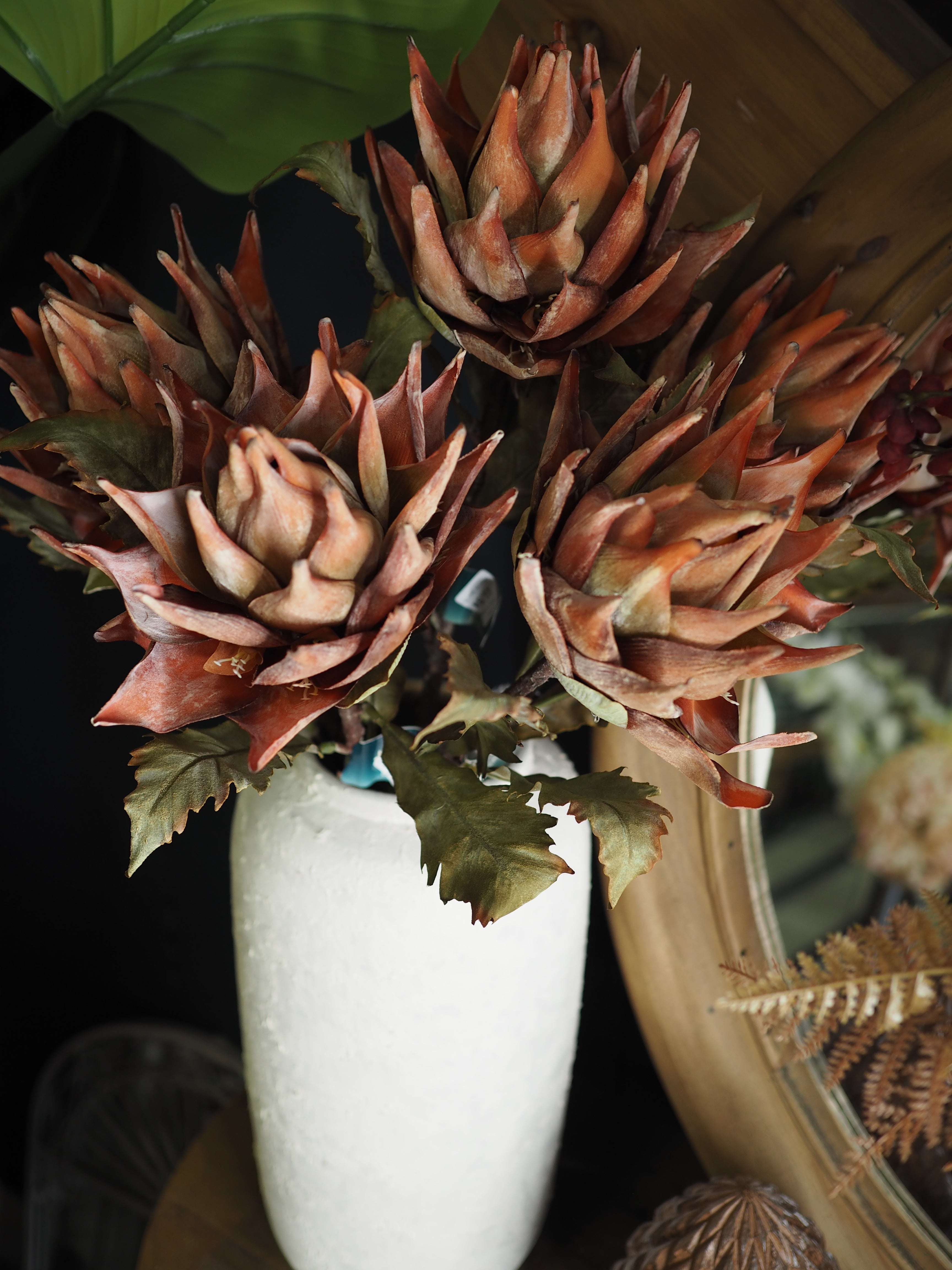Tall Autumnal artichoke stem