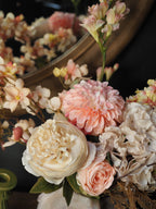 Peach Melba floral bouquet