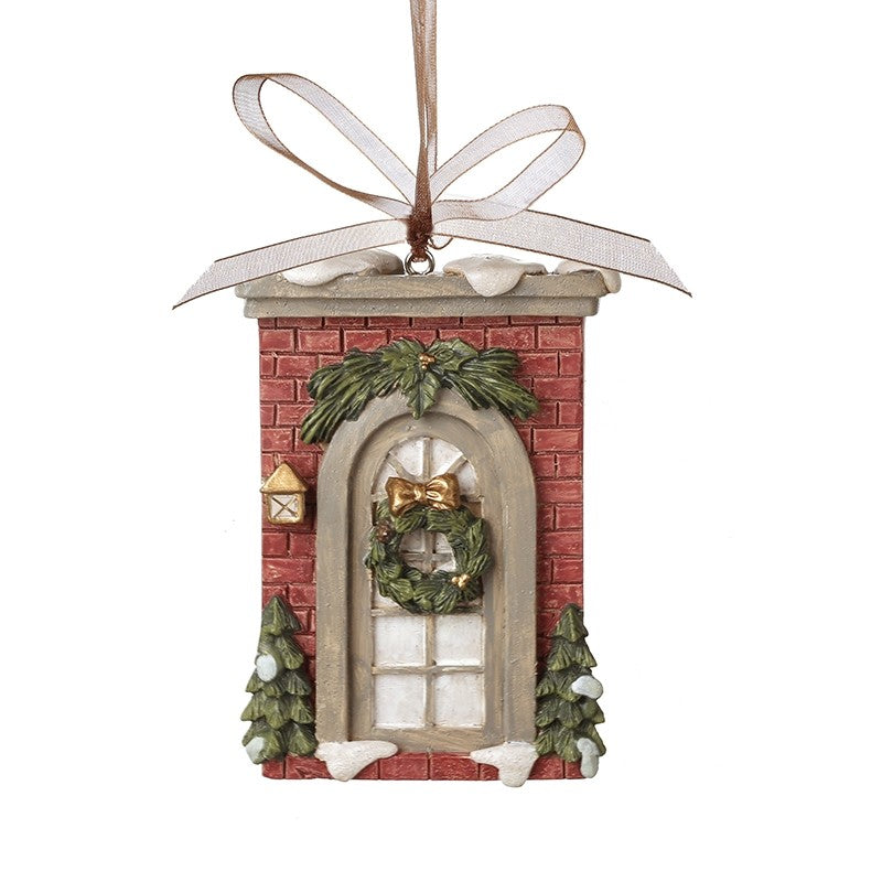 Festive Christmas door hanging dec