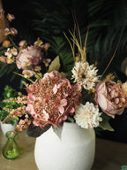 Crush faux floral bouquet