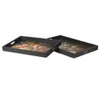 Bouquet print trays (2 sizes)