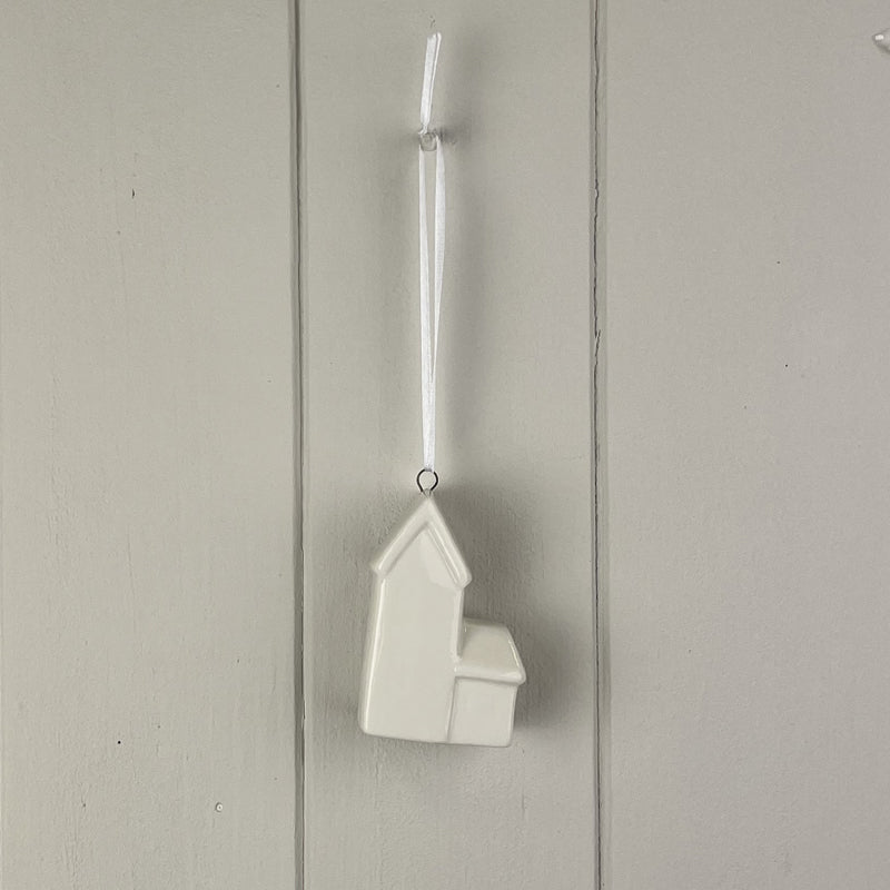 Little ceramic hanging house