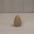 Beige Mottle Ceramic Pinecone Decoration