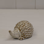 Beige Mottle Ceramic Hedgehog Decoration