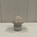 Medium glazed ceramic mushroom