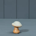 Ceramic mushroom with mint green top