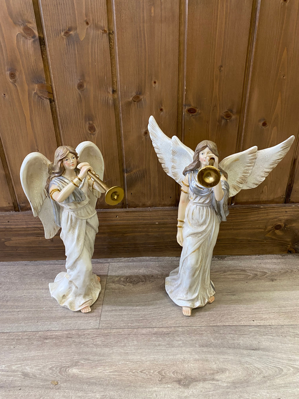 Angel ornament with trumpet