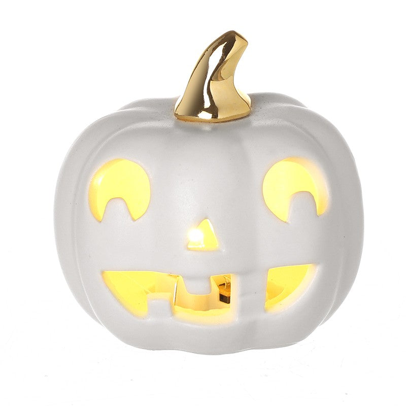 White LED pumpkin