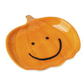 Joyful pumpkin ceramic plate