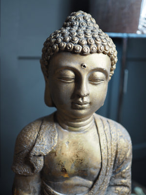 Gold sitting buddha ornament