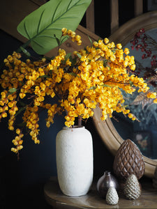 Tall yellow lantern spray