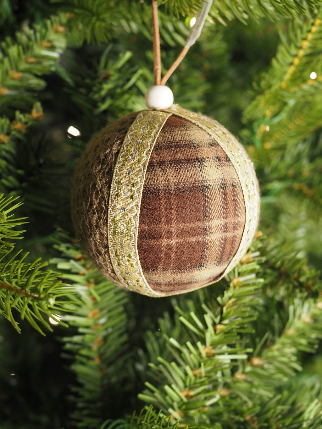 Highland plaid bauble
