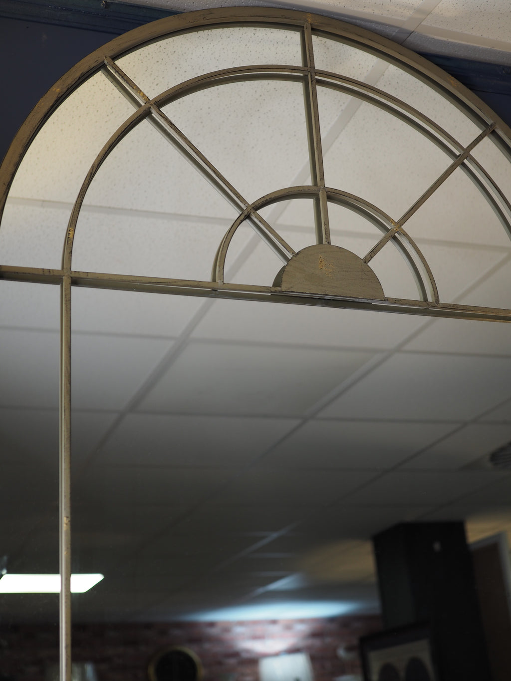 Iron window effect mirror