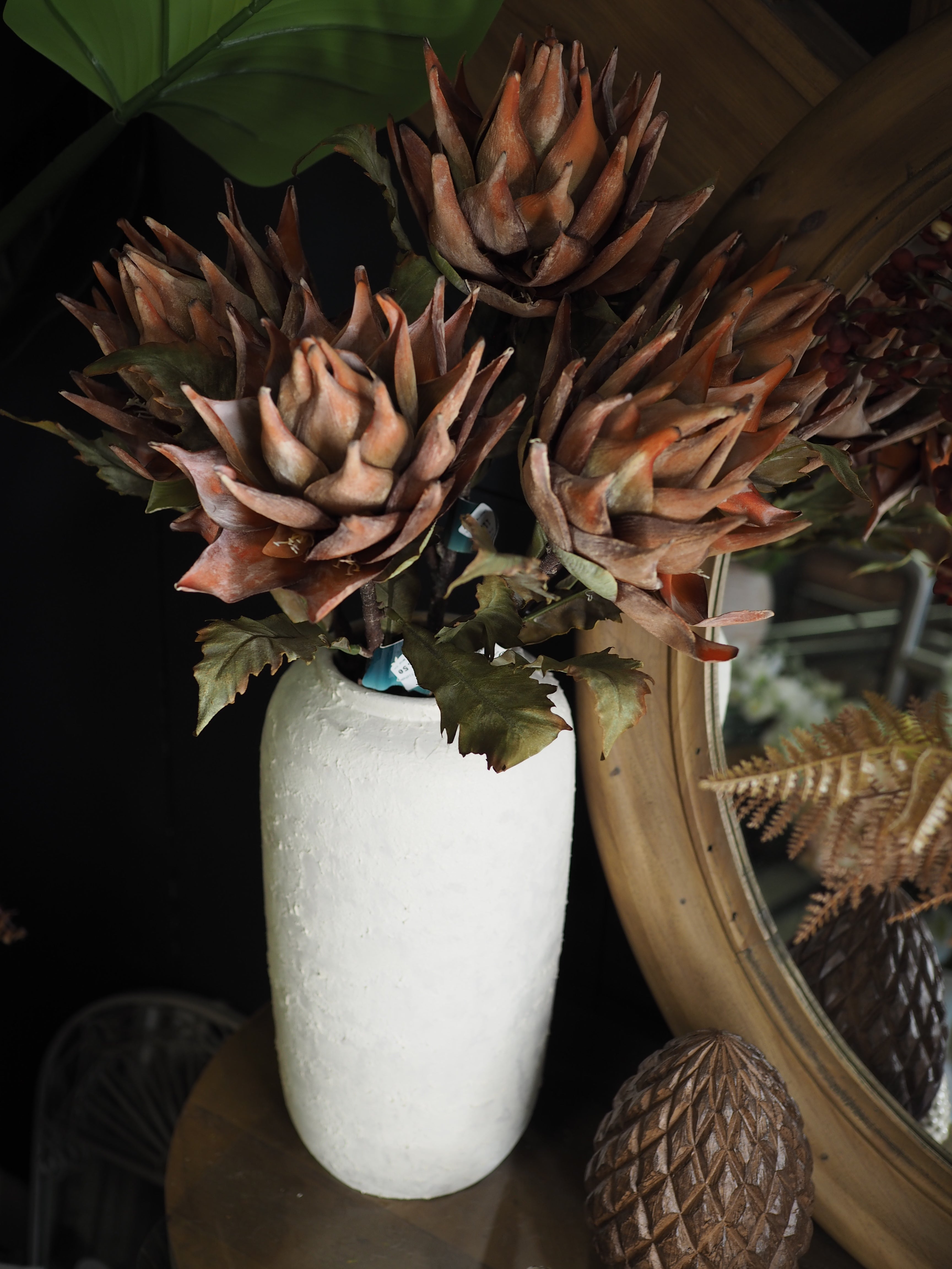 Tall Autumnal artichoke stem