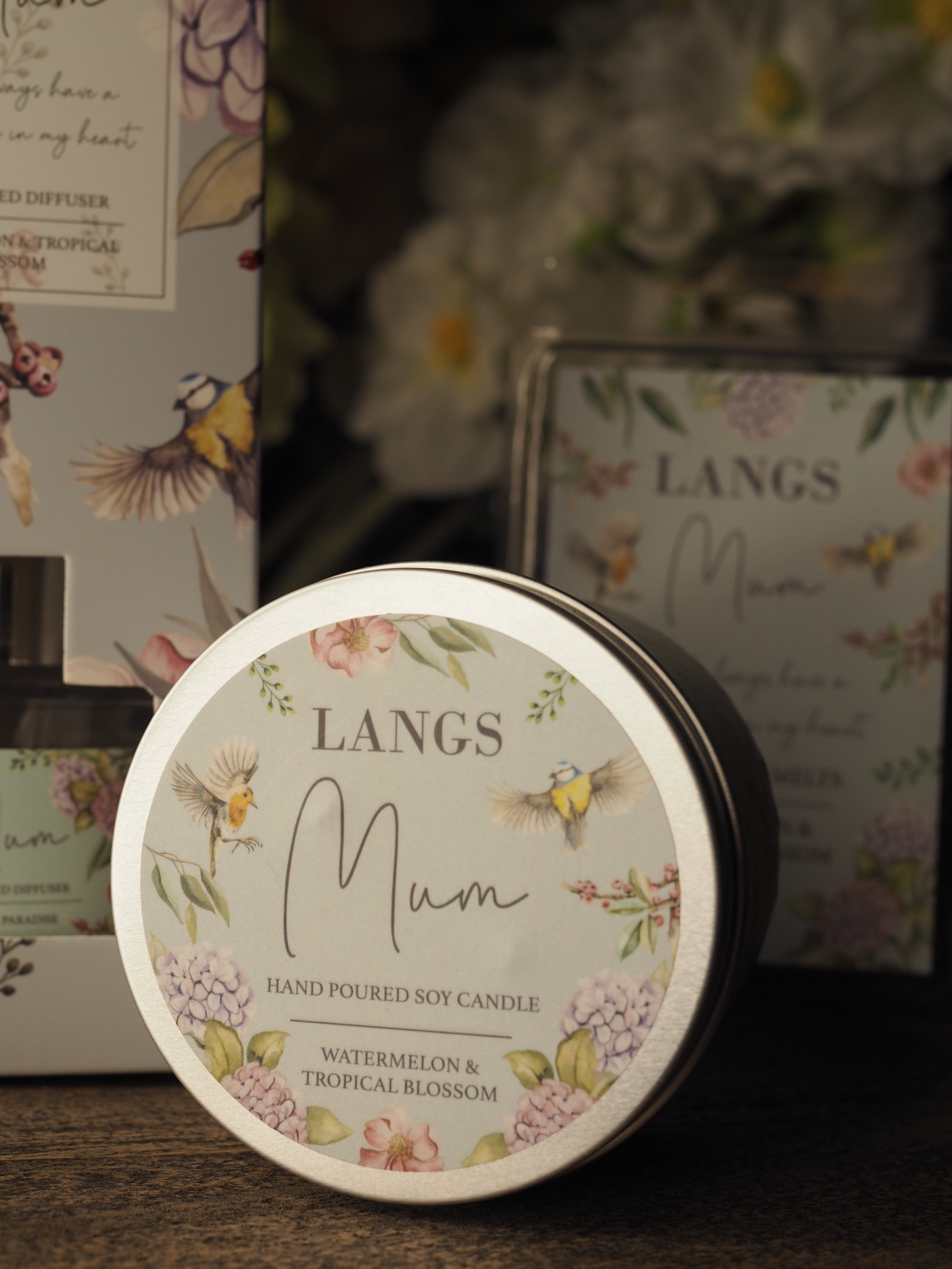 'Mum' Hand poured soy candle