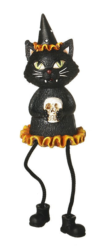 Black cat mummy pumpkin long leg mix