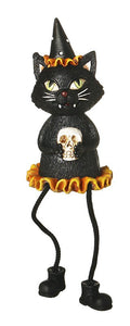 Black cat mummy pumpkin long leg mix