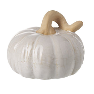 Cream glossy pumpkin