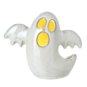 Ceramic ghost with LED