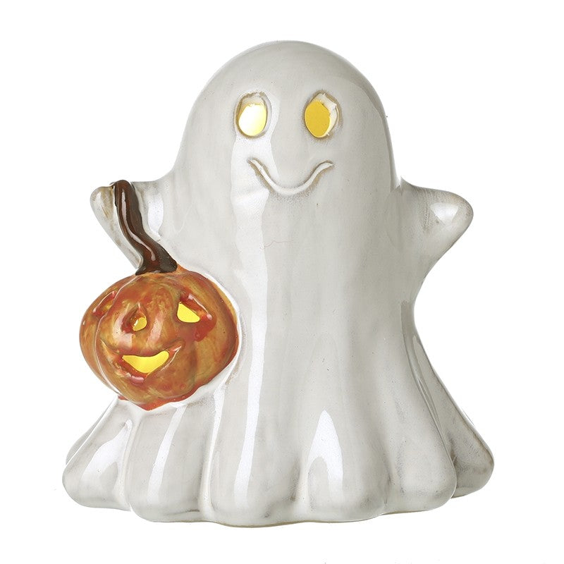 Ceramic ghost light up decoration