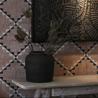 Charcoal vase