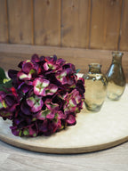 Dark Purple Hydrangea Stem - 106cm