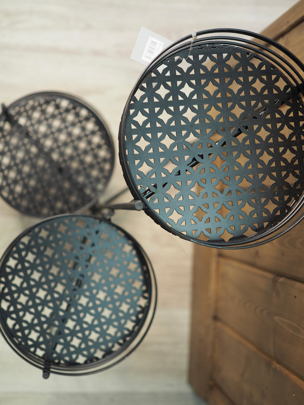 Black 3-tier plant stand