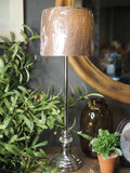 Genoa buffet lamp with coffee shade