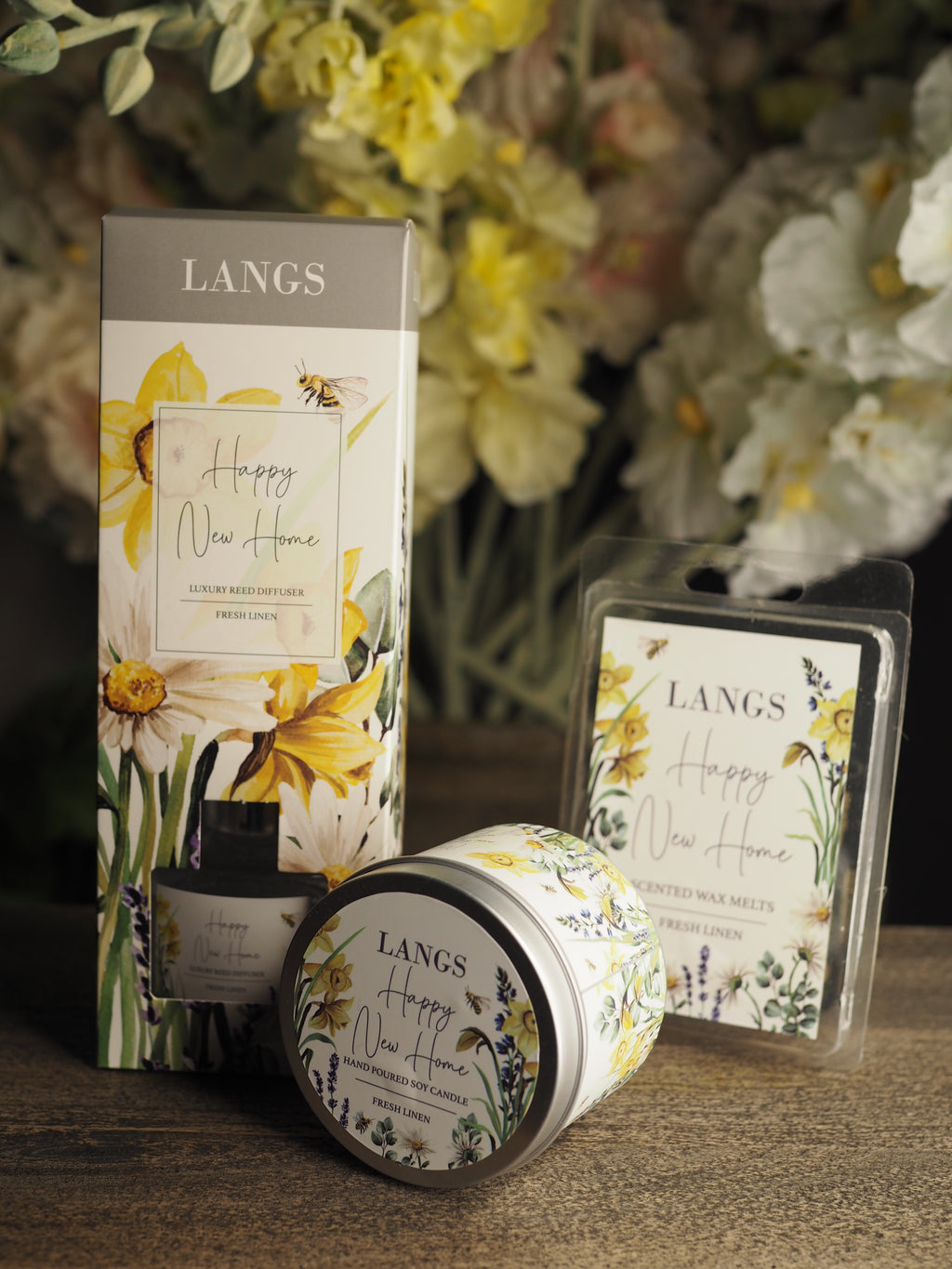 'New Home' Fresh linen scented wax melt