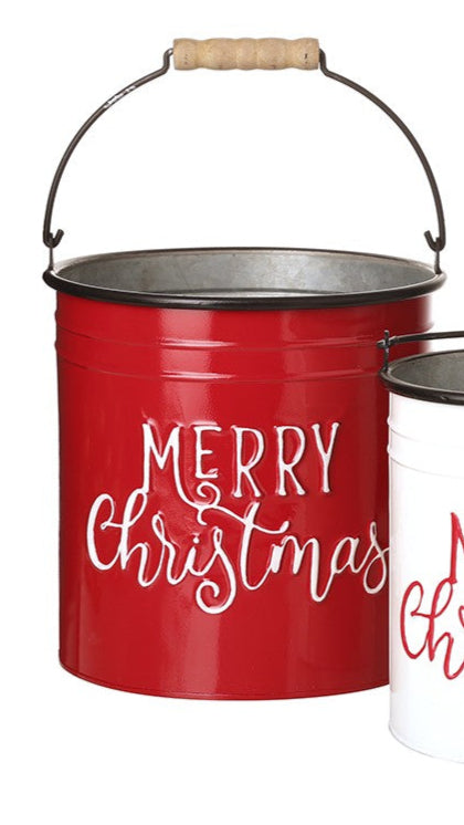 Merry Christmas buckets