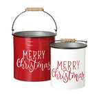 Merry Christmas buckets
