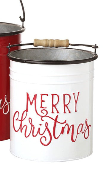 Merry Christmas buckets