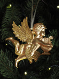 Gold angel hanging dec