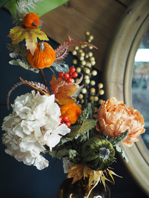 Smashing pumpkins floral bouquet