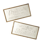 White metal Christmas wall plaque