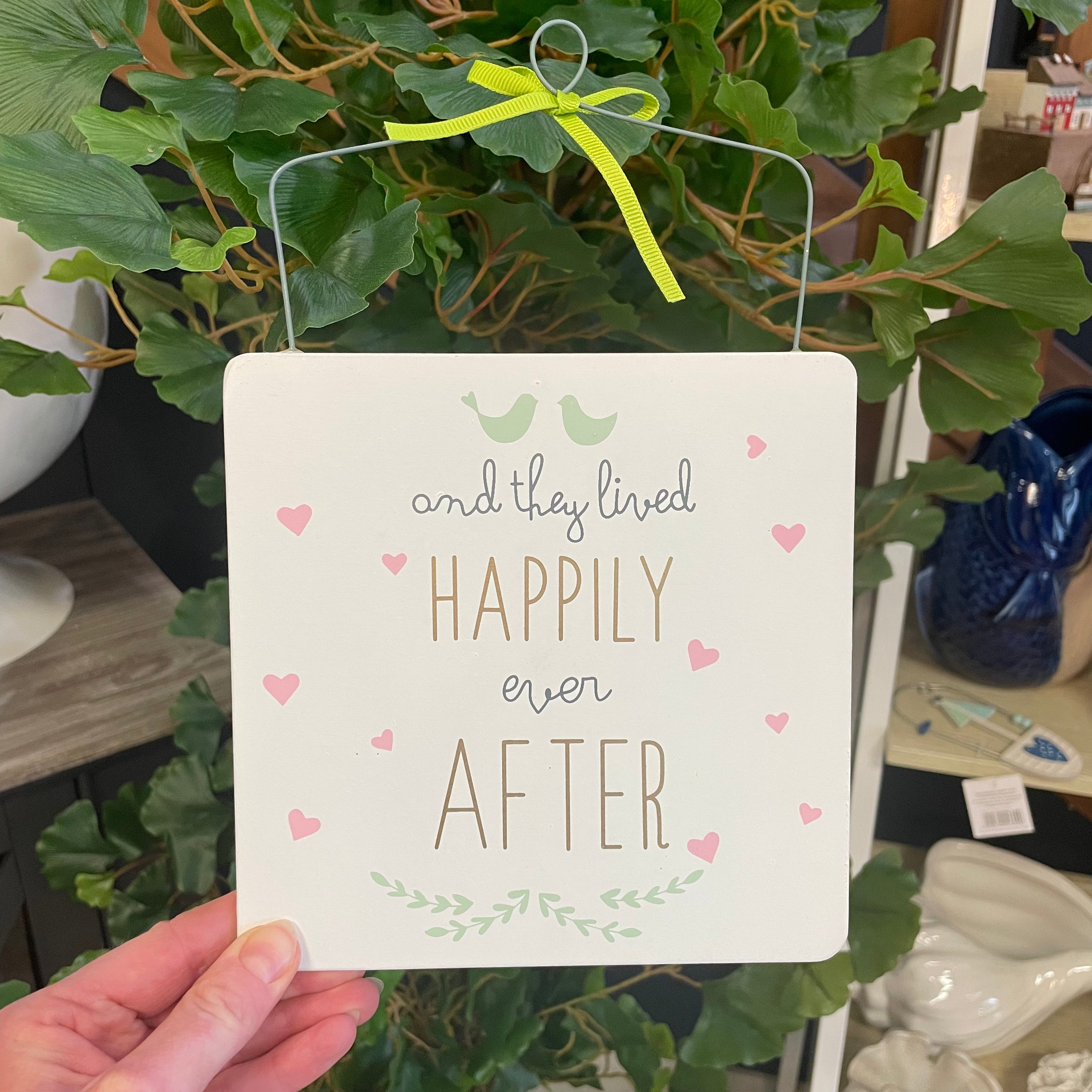 Happily Ever After plaque
