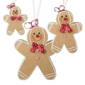 Hanging set of felt gingerbread men