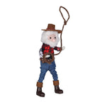 Santa ready with the lasso