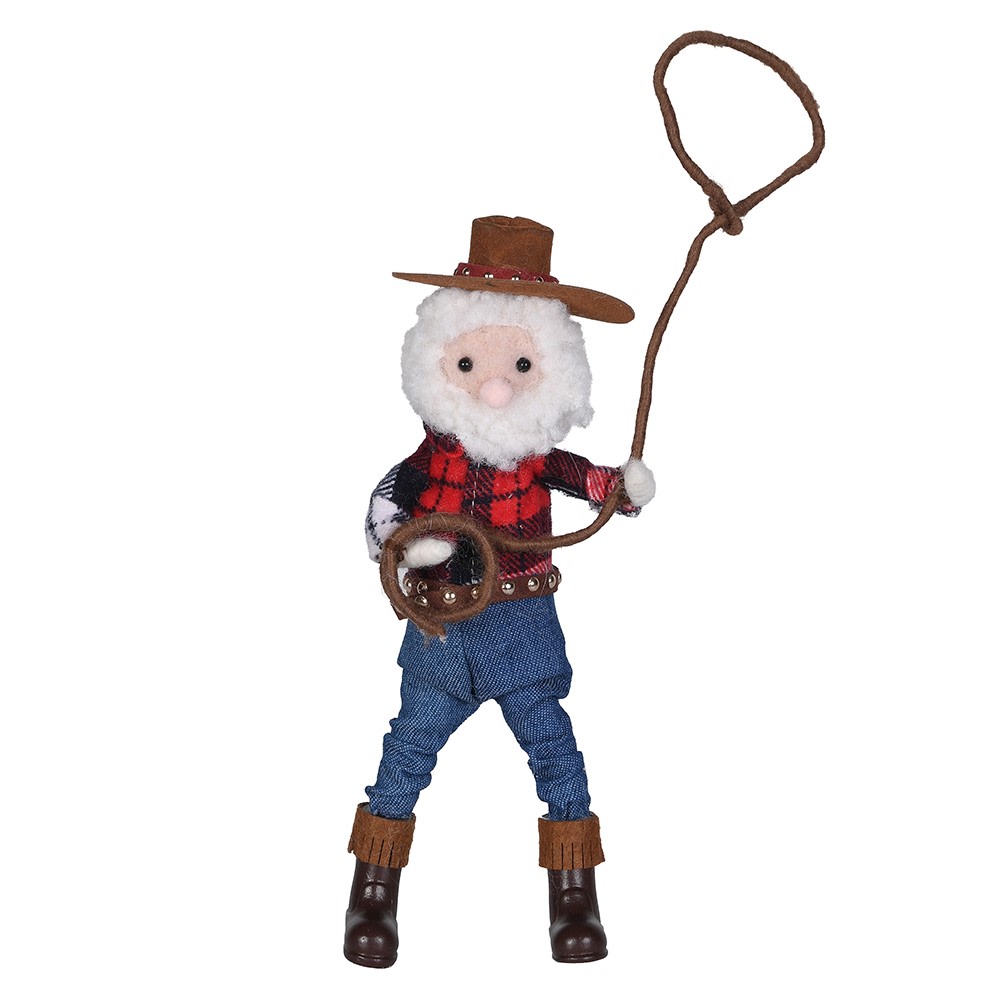 Santa ready with the lasso