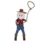 Santa ready with the lasso