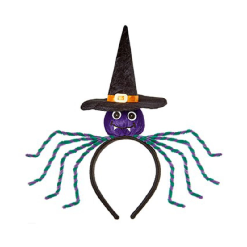 Spider with witch hat headband
