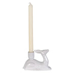 Gazing deer candle holder